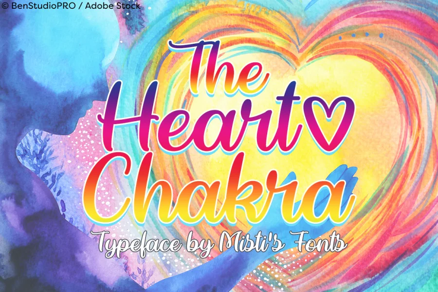 The Heart Chakra Font