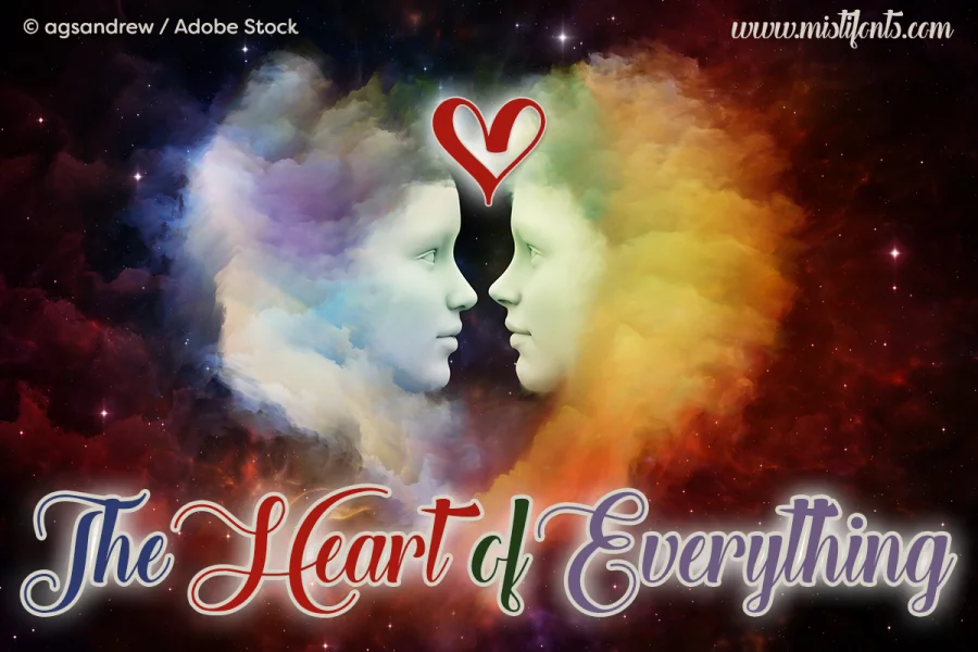 The Heart of Everything Demo Font