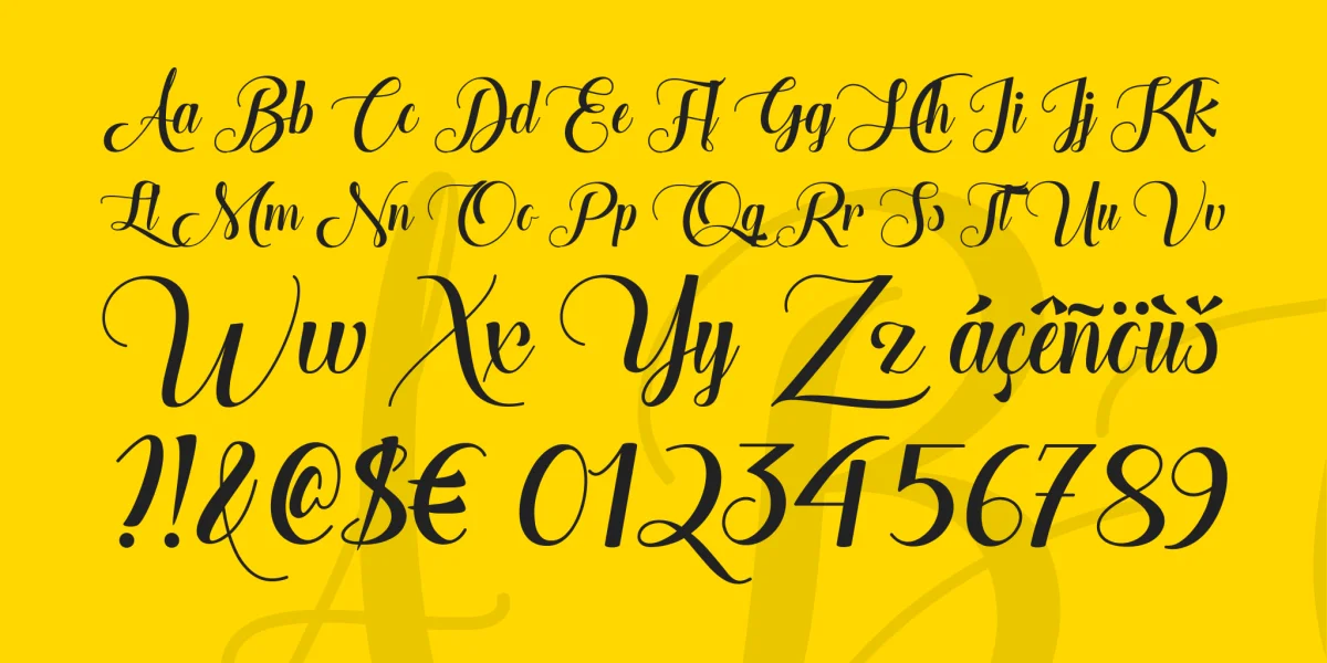 The Heart of Everything Demo Font preview 3