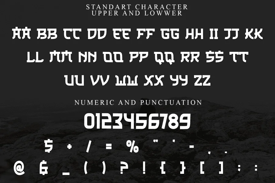 The Japan Font preview 7