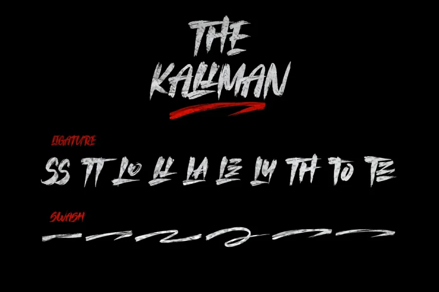 The Kallman Font preview 10