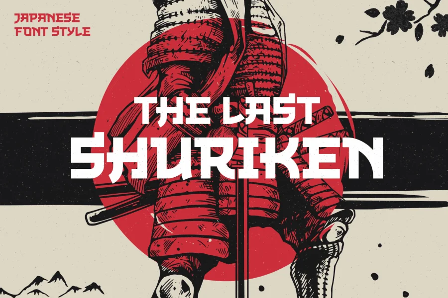 The Last Shuriken Font
