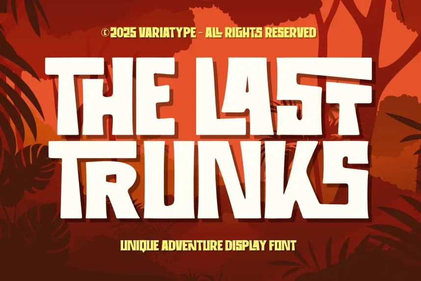 The Last Trunks Font preview 2