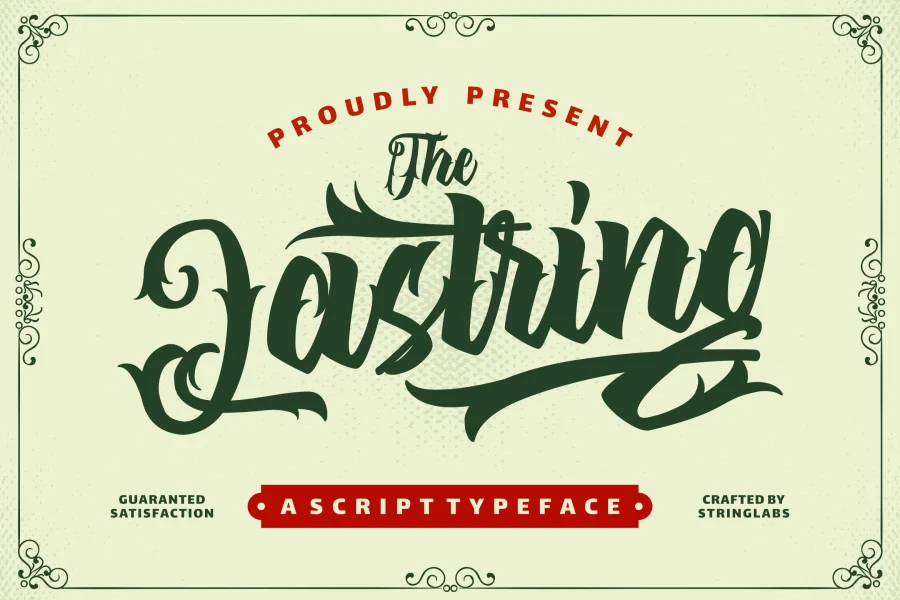The Lastring Font