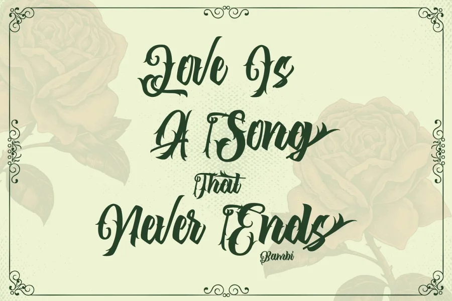 The Lastring Font preview 11