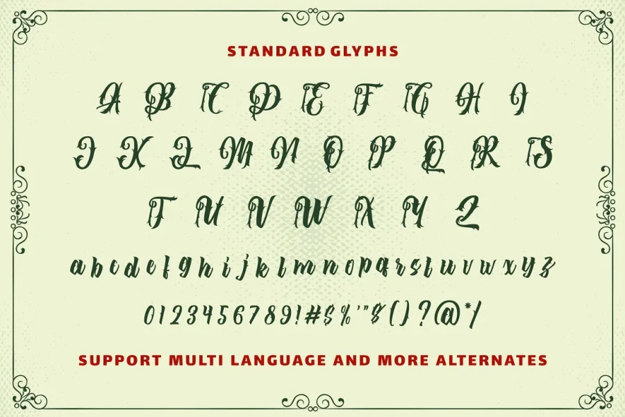 The Lastring Font preview 13