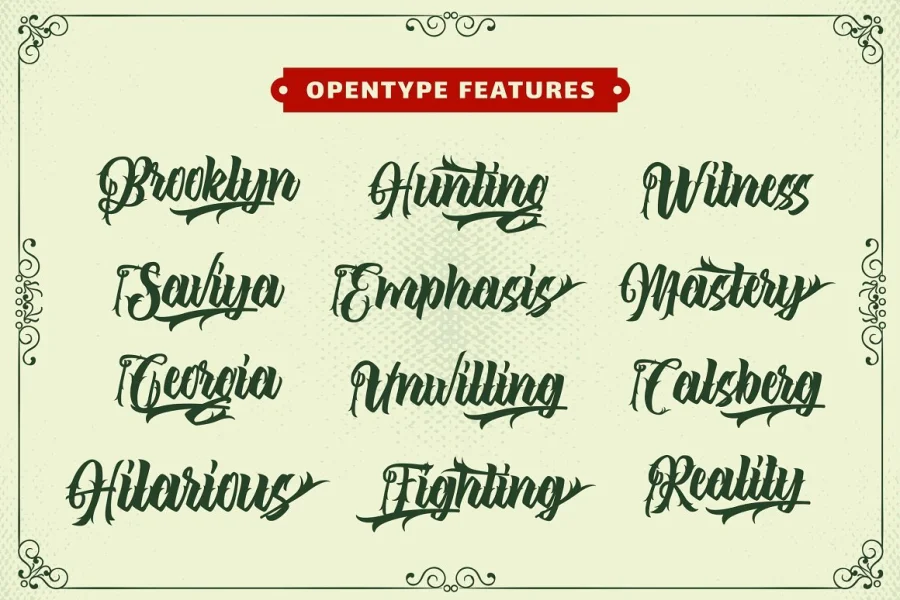 The Lastring Font preview 14