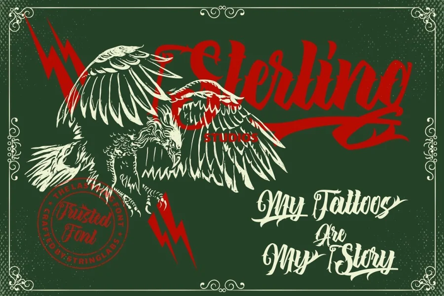 The Lastring Font preview 5