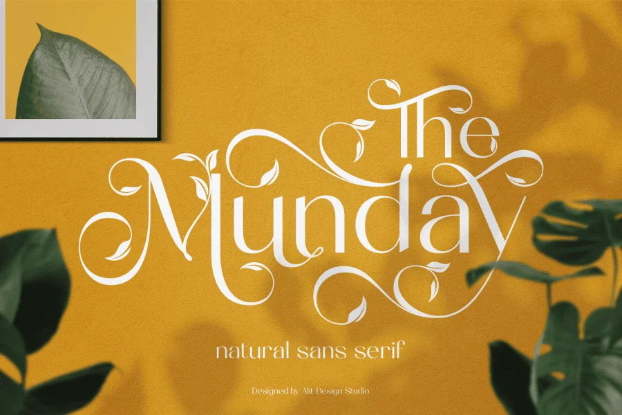 The munday free version Font