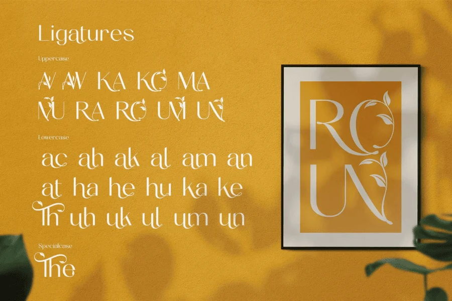 The munday free version Font preview 11