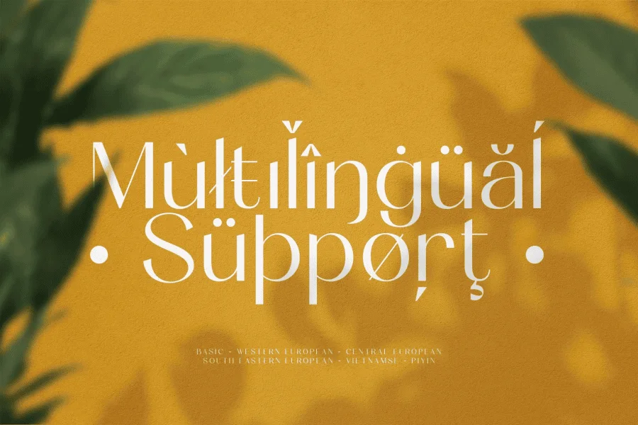 The munday free version Font preview 13