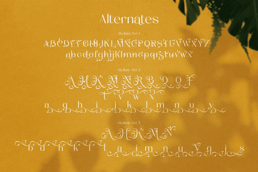 The munday free version Font preview 7