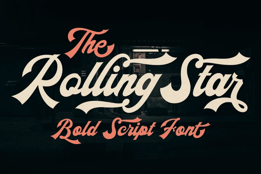 The Rollingstar Font