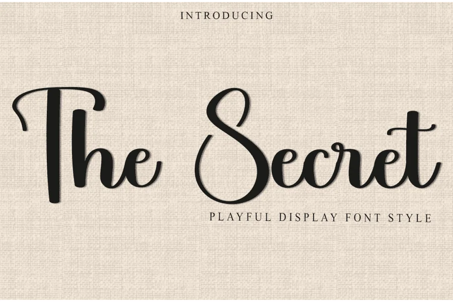 The Secret Font