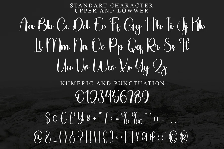 The Secret Font preview 7