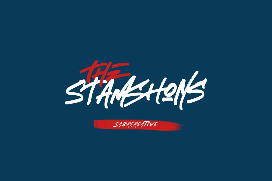 The Stamshons Font preview 2