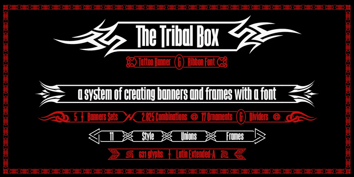 The Tribal Box Font