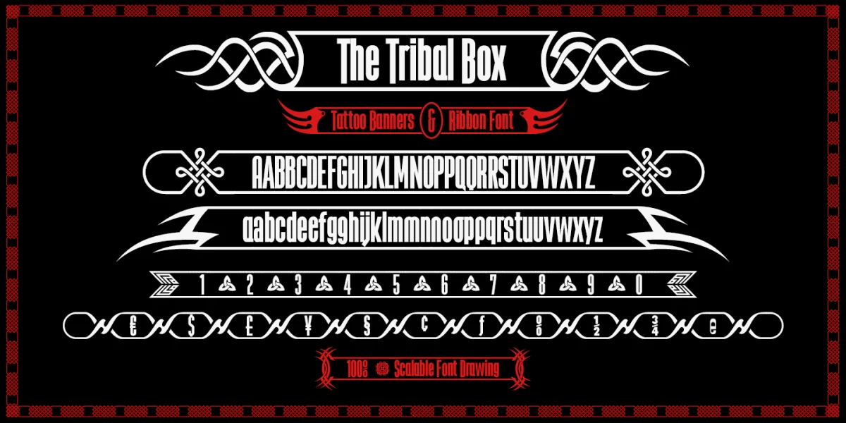 The Tribal Box Font preview 4