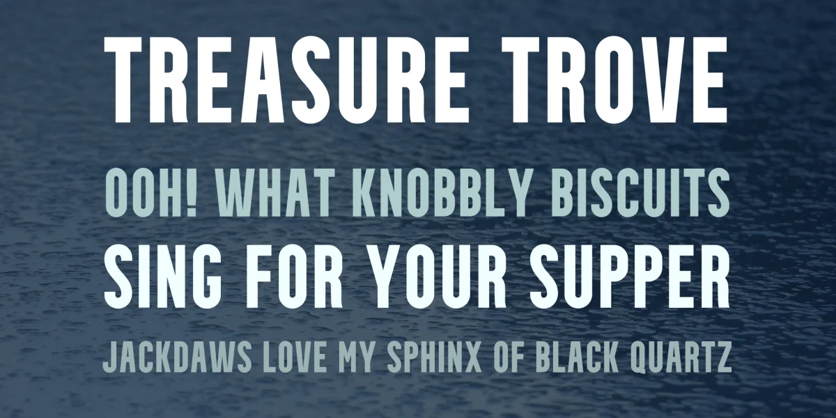 Theater Font preview 4