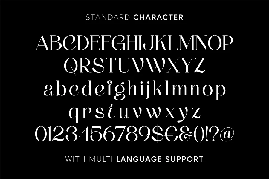 Thenie Dawson Font preview 10