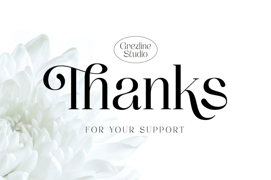 Thenie Dawson Font preview 12