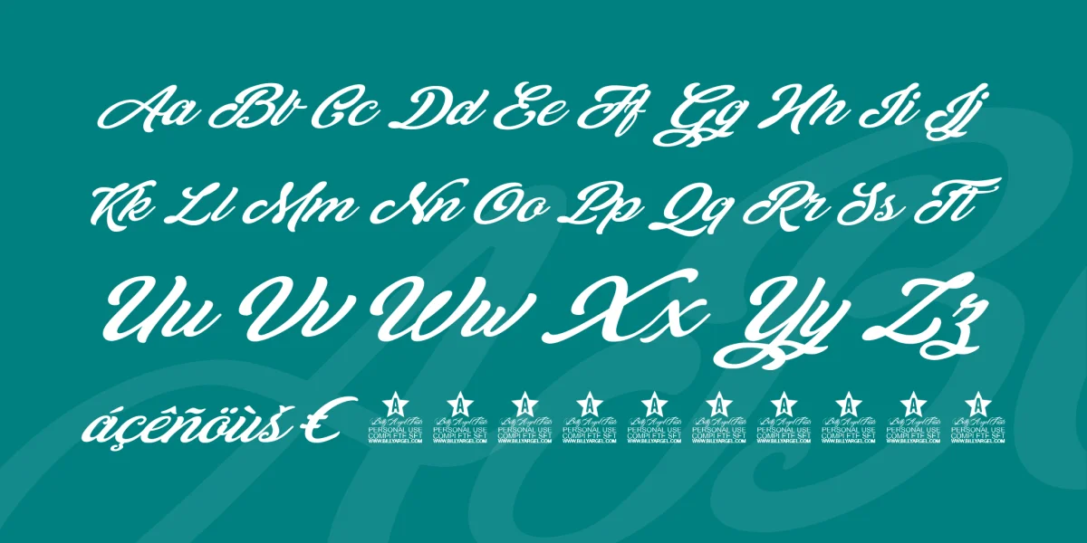 Theodora Personal Use Font preview 4
