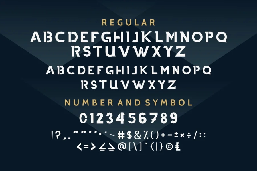 THIAGA DEMO Font Family preview 10