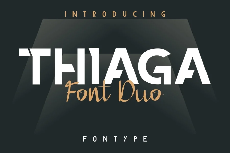THIAGA DEMO Font Family preview 7