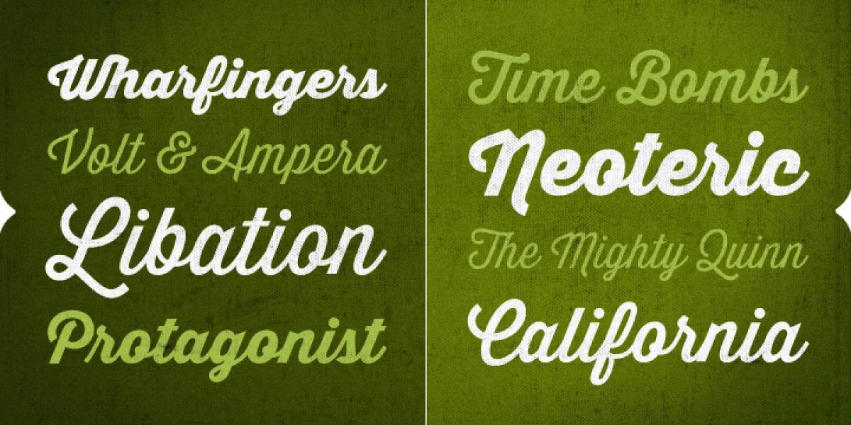 Thirsty Script Extrabold Demo Font preview 9
