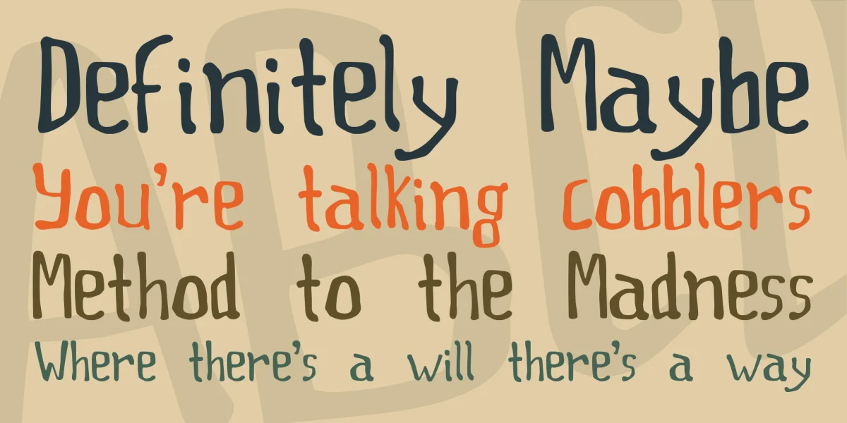 This Boring Party Font preview 2