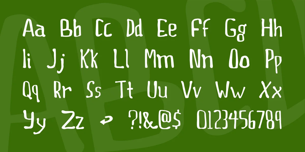 This Boring Party Font preview 4