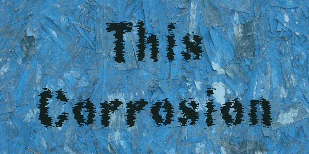 This Corrosion Font preview 2