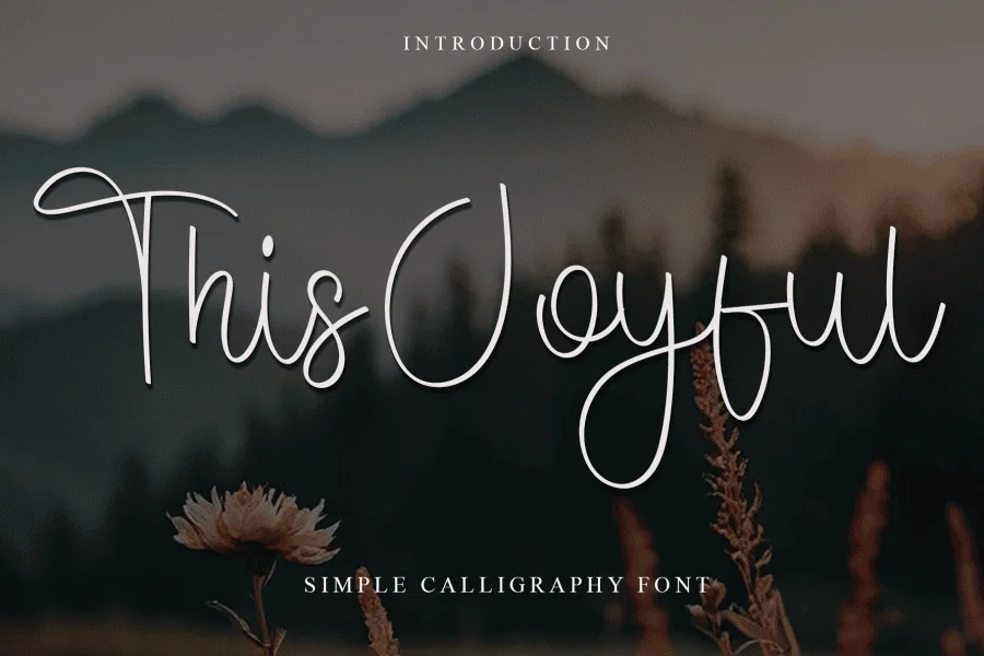 This Joyful Font