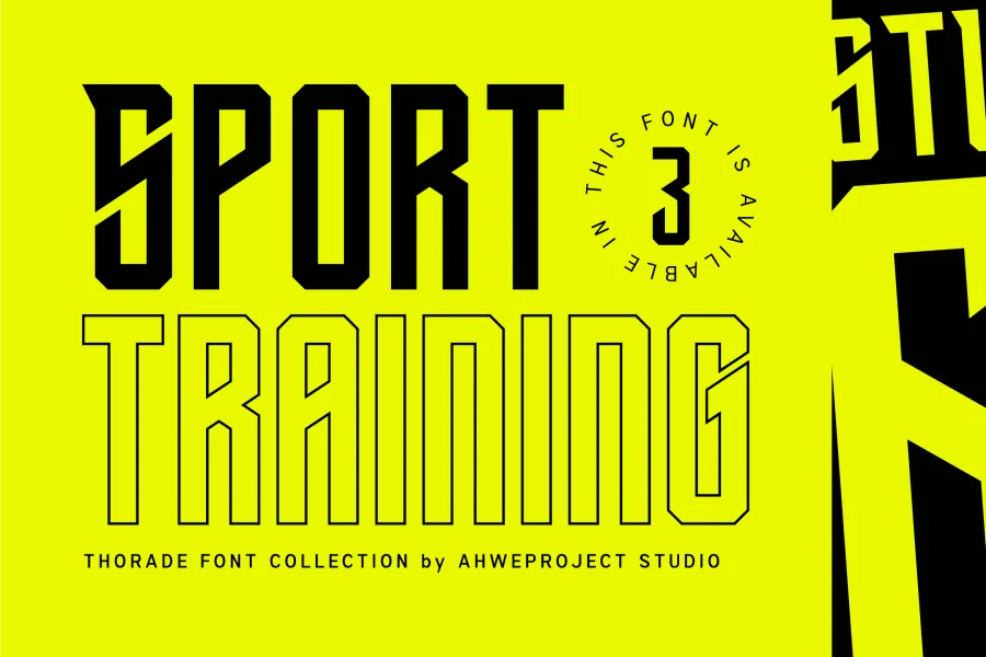 Thorade Demo Font preview 7