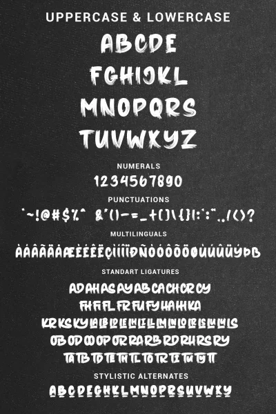 THORN Font preview 2