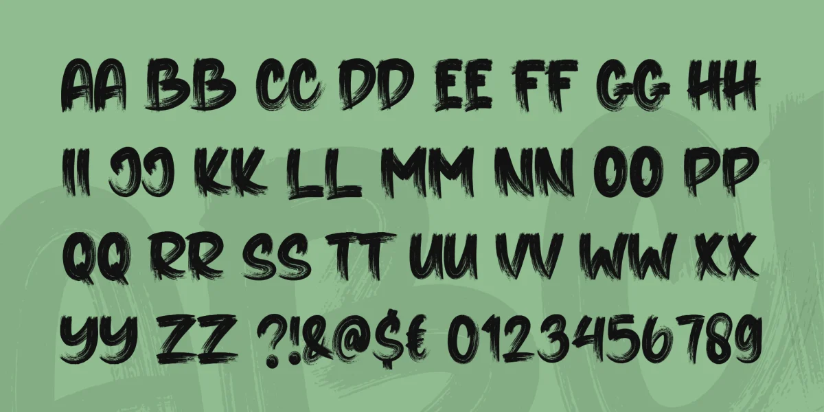 THORN Font preview 5