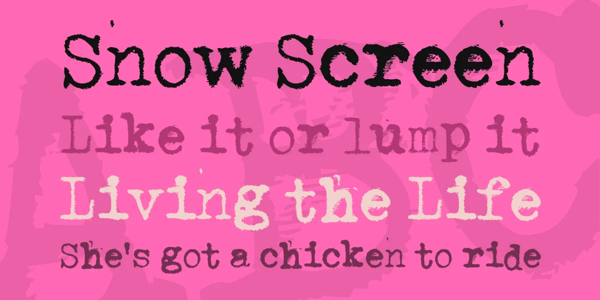 Through the night Font preview 2