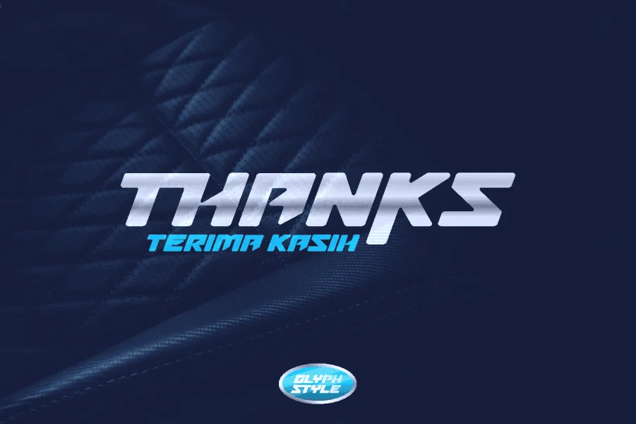 Thuast Font preview 10