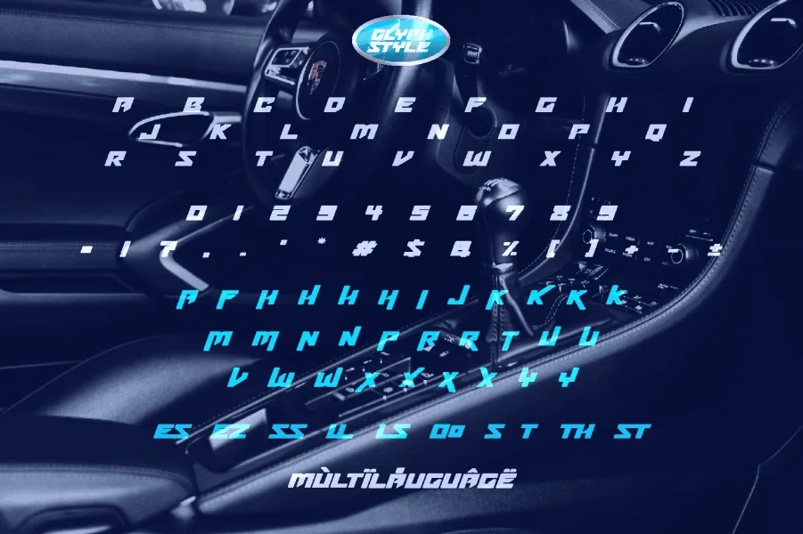 Thuast Font preview 4