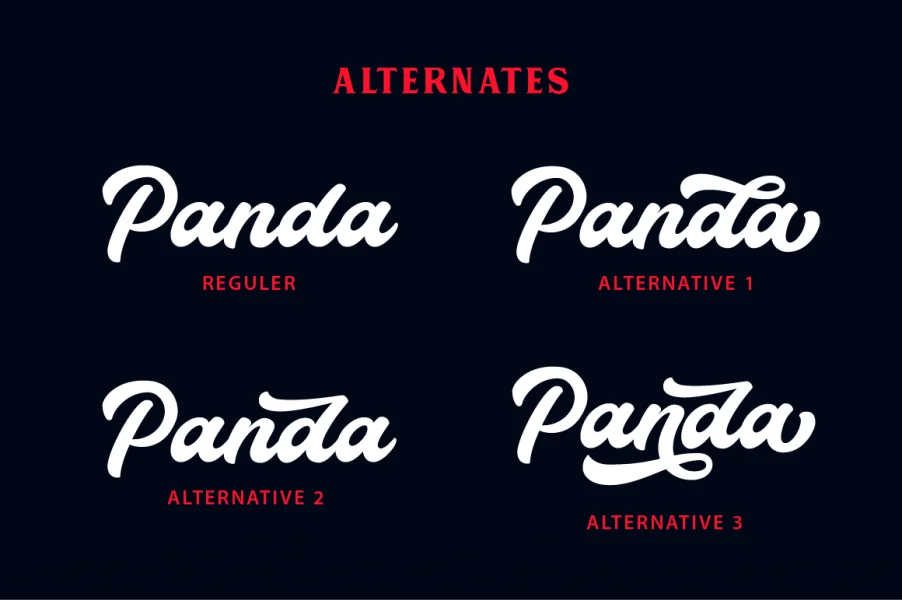 Thunder Demo Font preview 2