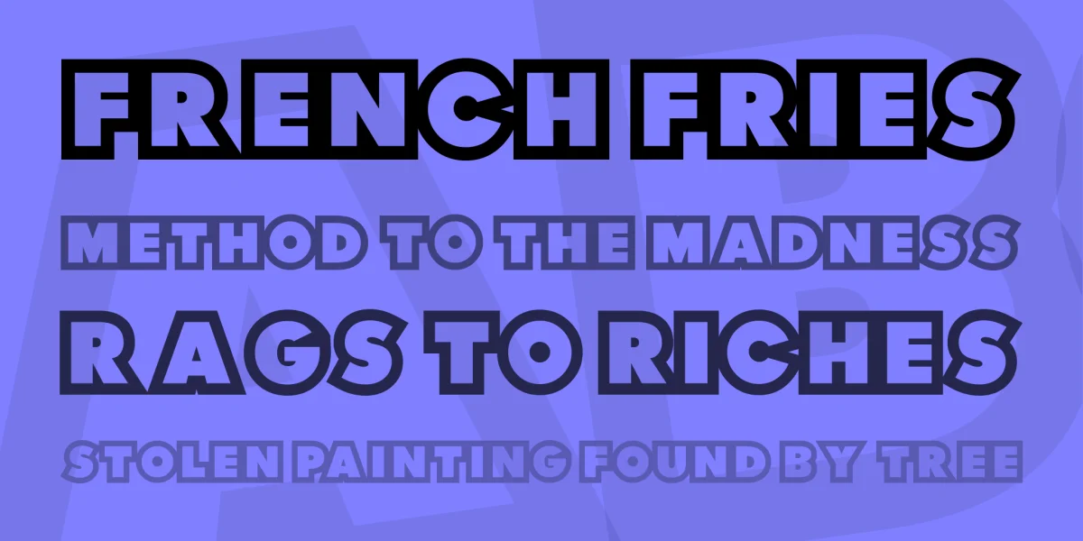 Thunder Lord Font preview 2