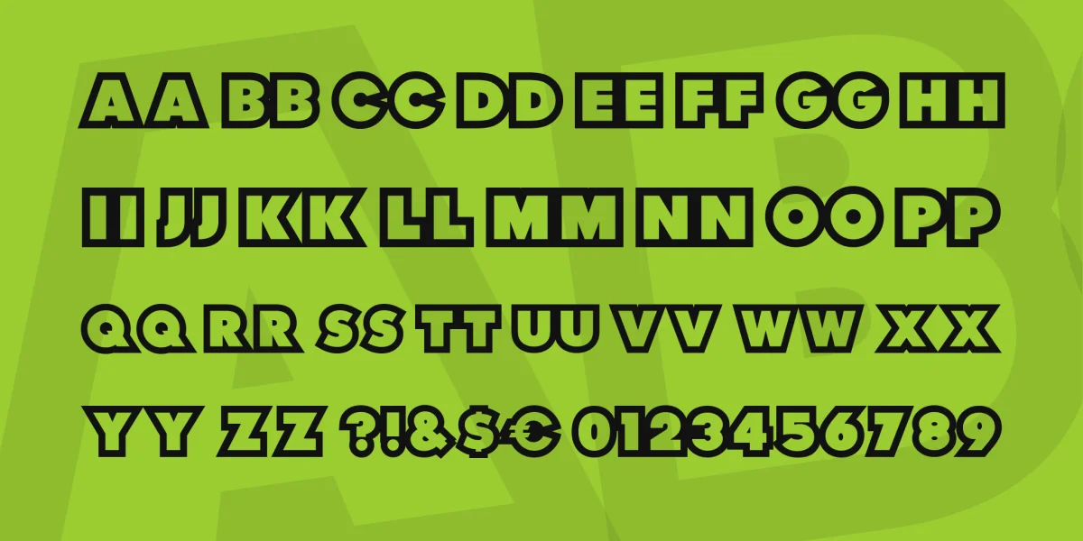 Thunder Lord Font preview 3