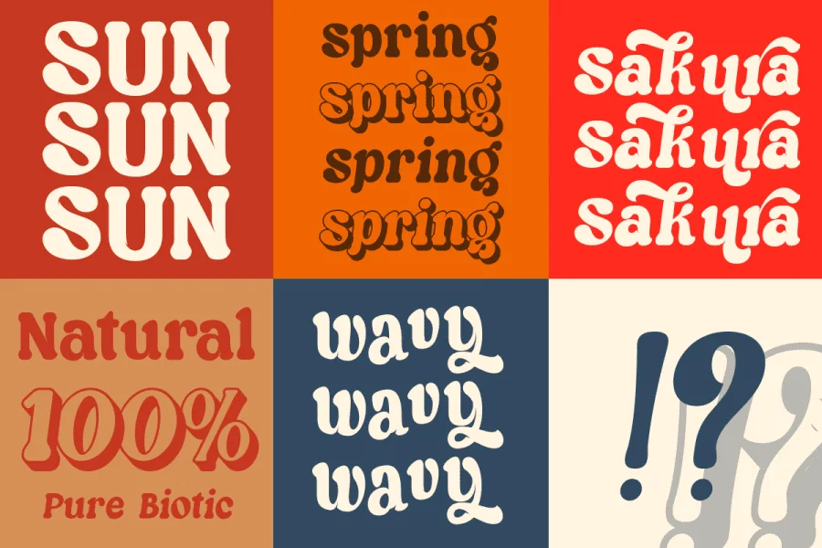 Thunky DEMO Font preview 3