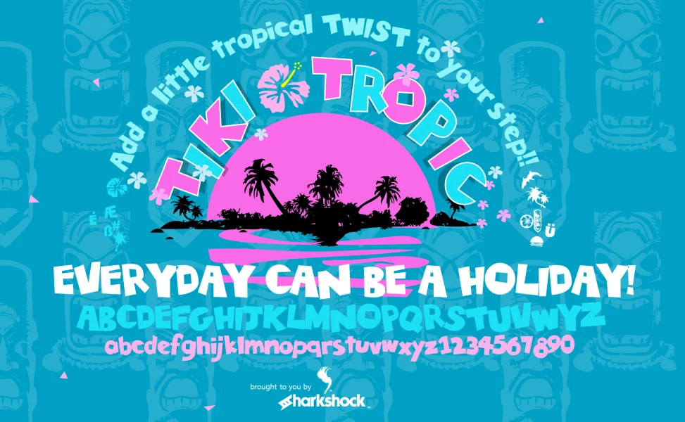Tiki Tropic Font Family