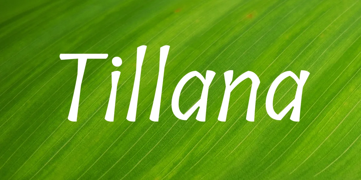 Tillana Font Family