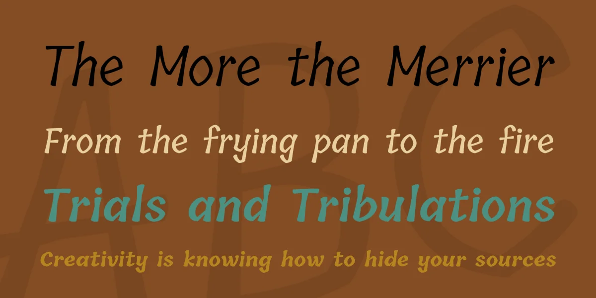 Tillana Font Family preview 2
