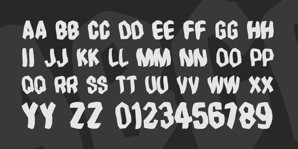 Timebomb Font preview 2