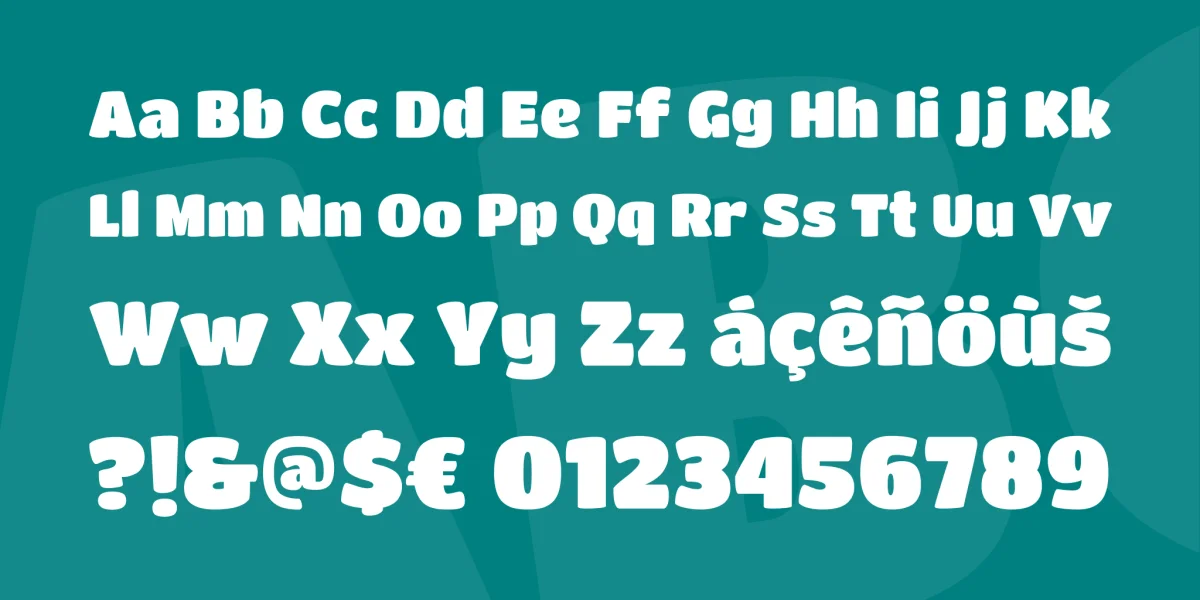 Titan One Font preview 3