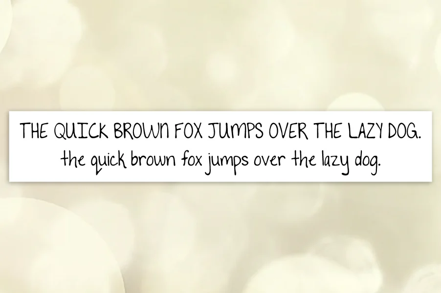 To The Point Font preview 3