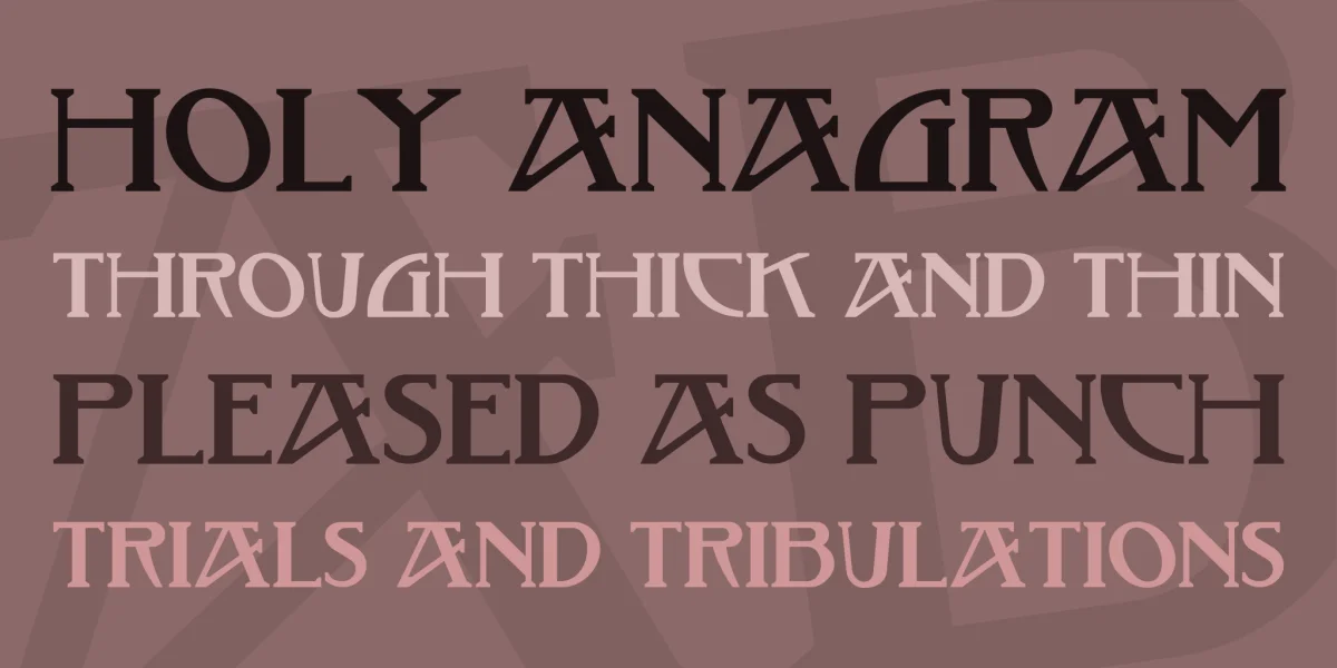 Tobacco Road NF Font preview 2